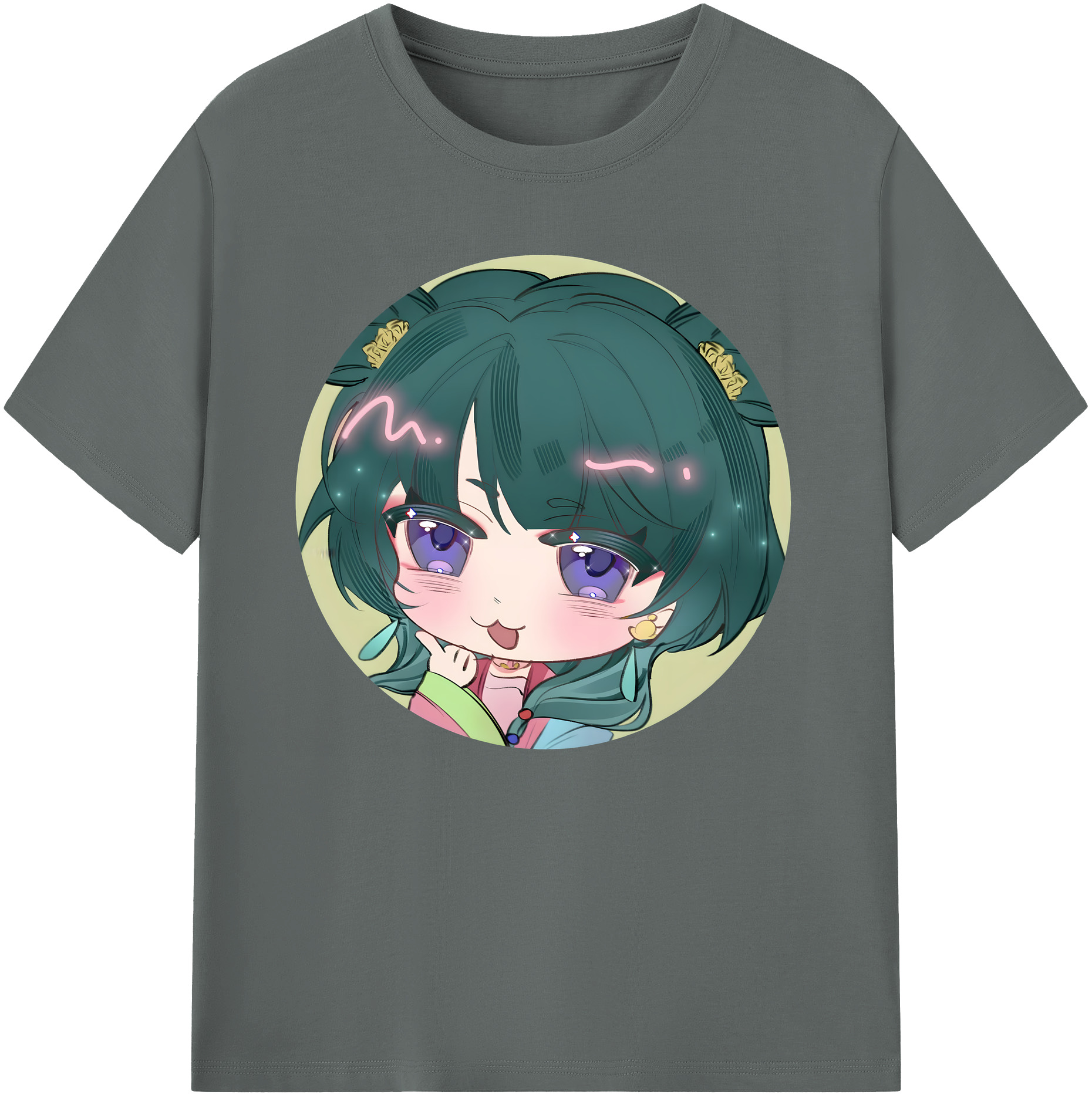 （画像用） 薬屋のひとりごと The Apothecary Diaries 綿100％ メンズ半袖Tシャツ｜肌触りやわらか＆通気性